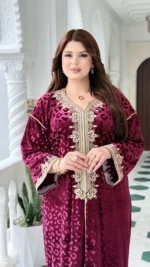 ⁦Robe-Caftan⚜Velvet⁩ - الصورة ⁦8⁩
