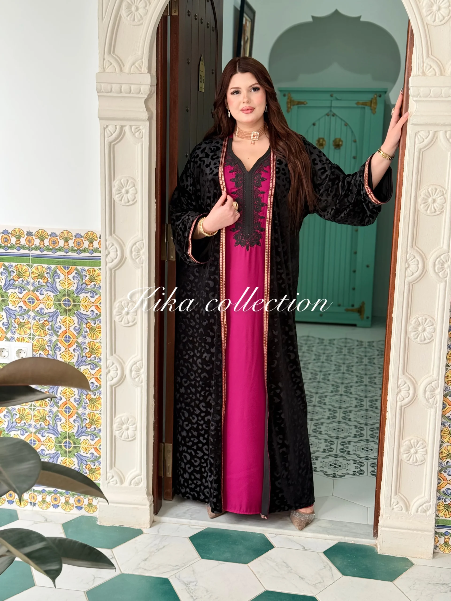 IMG_6680 caftan-Mira-velvet🌸 - الصورة 1