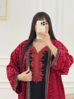 ⁦caftan-Mira-velvet🌸⁩ - الصورة ⁦4⁩