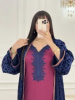 ⁦caftan-Mira-velvet🌸⁩ - الصورة ⁦2⁩