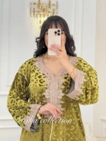 ⁦Robe-Caftan⚜Velvet⁩ - الصورة ⁦3⁩