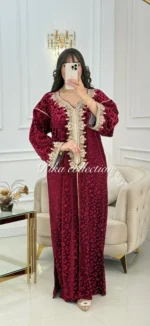 ⁦Robe-Caftan⚜Velvet⁩ - الصورة ⁦5⁩